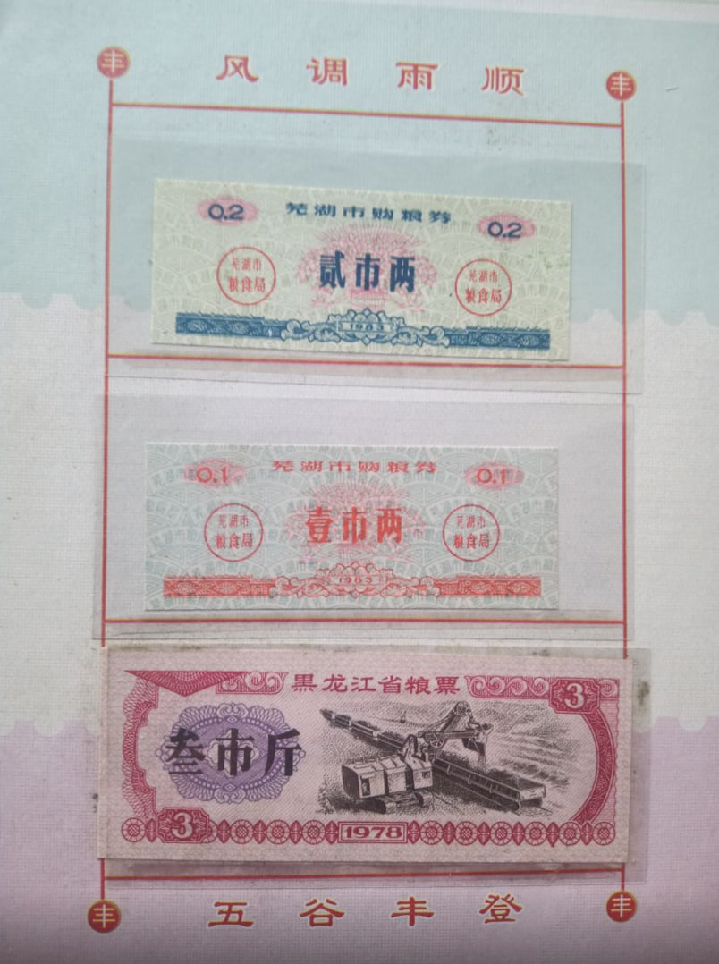 多组粮票