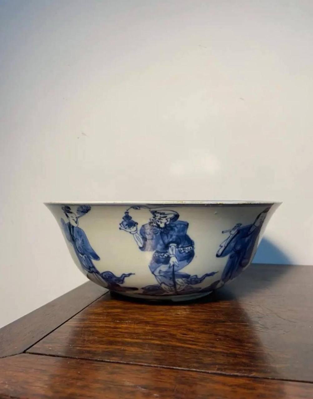 青花老瓷碗
