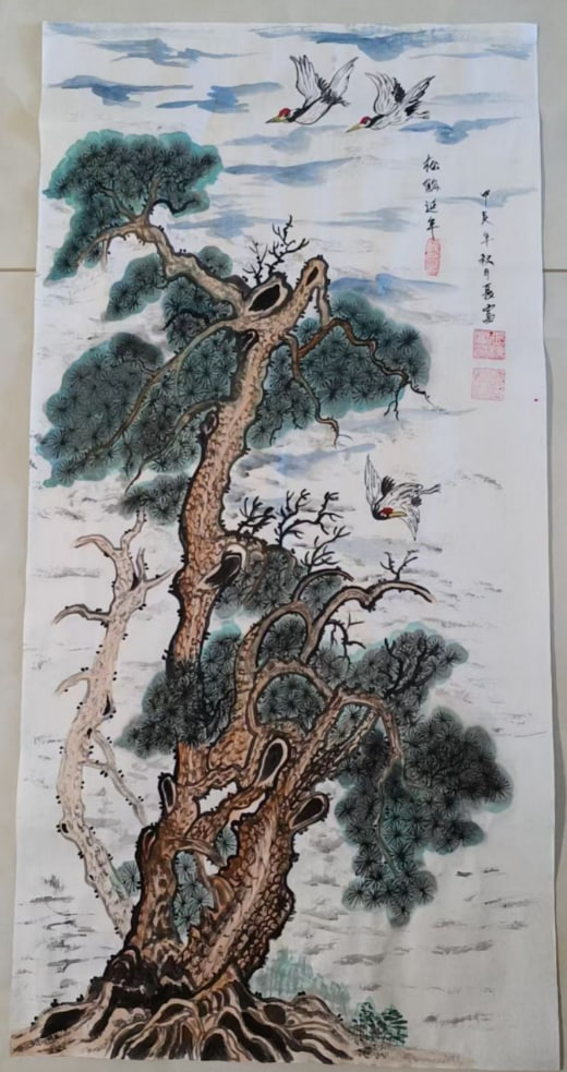 松鹤延年图