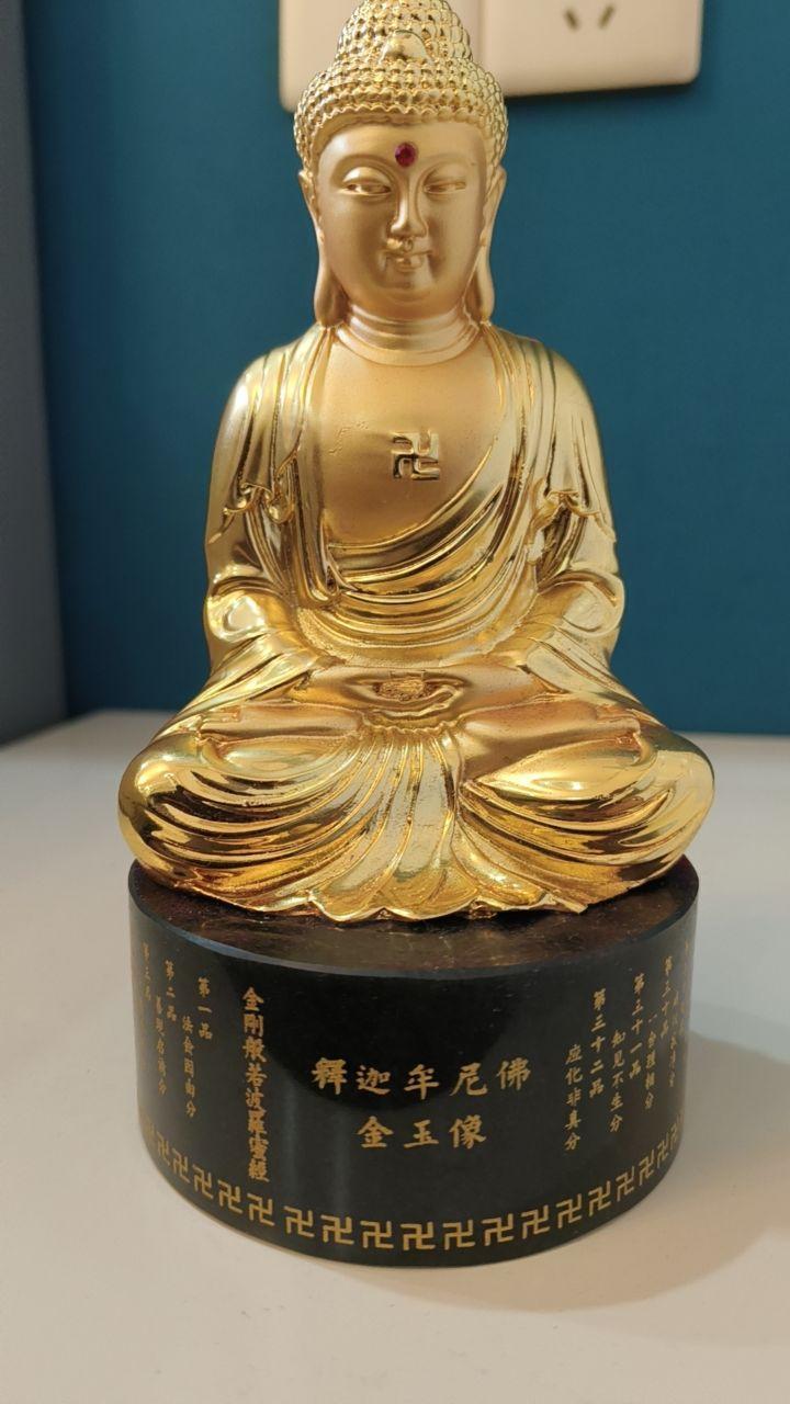 佛金玉像摆件