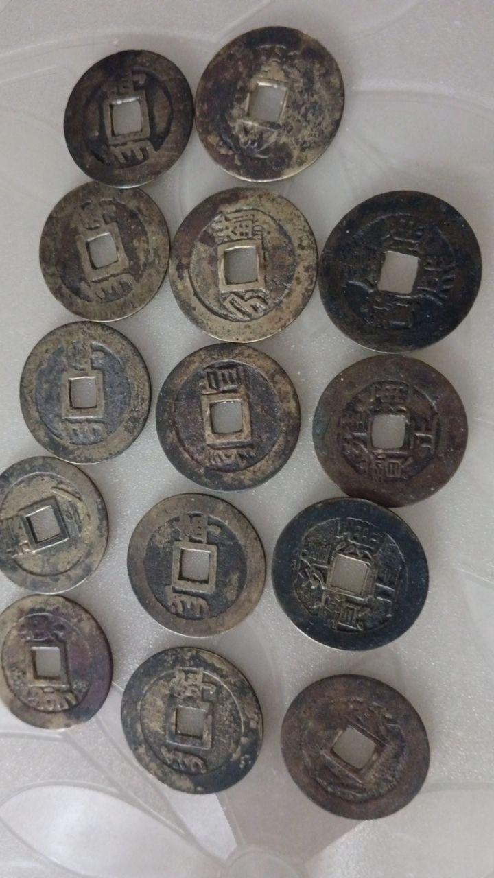 清代铜钱组合