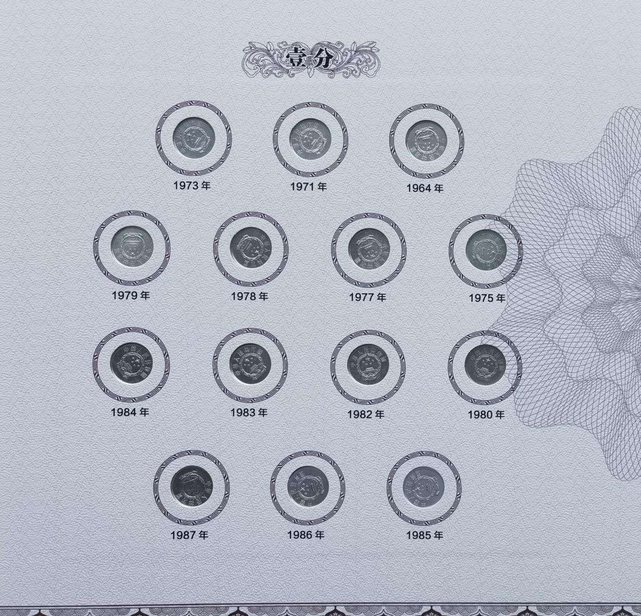 开国钞王（第二套人民币小全套）