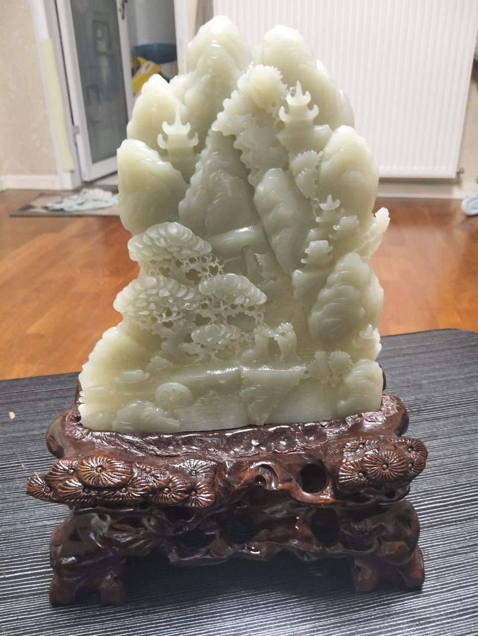 和田玉山水摆件