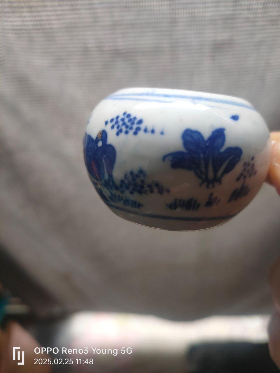 青花鸟食罐